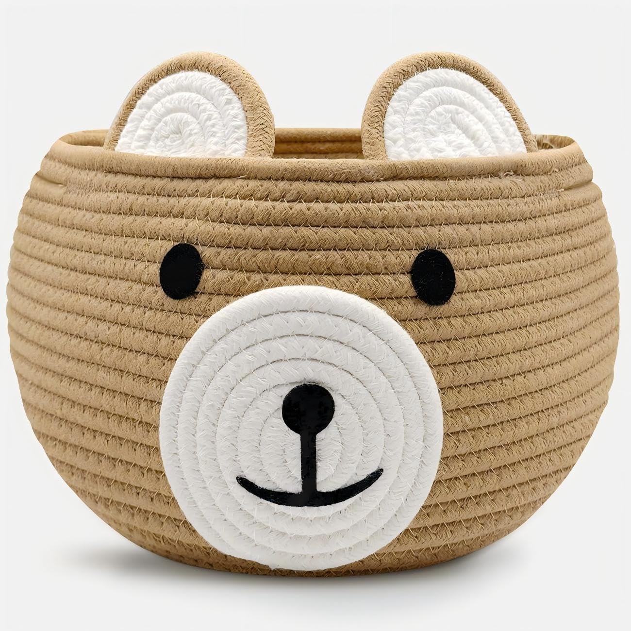 BYLSSNUK Baby Basket for Nursery - Bear Gift Baskets Empty for Kids Baby Show...
