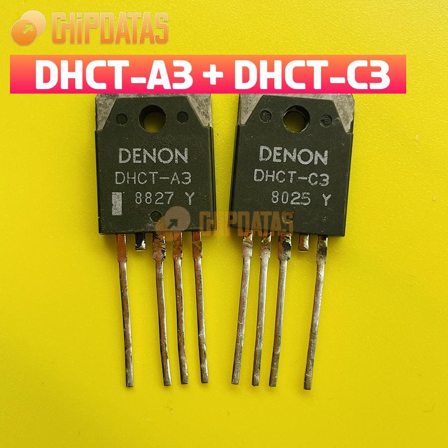 1Pair DENON New  DHCT-A3 + DHCT-C3  TO3P-4 Transistor