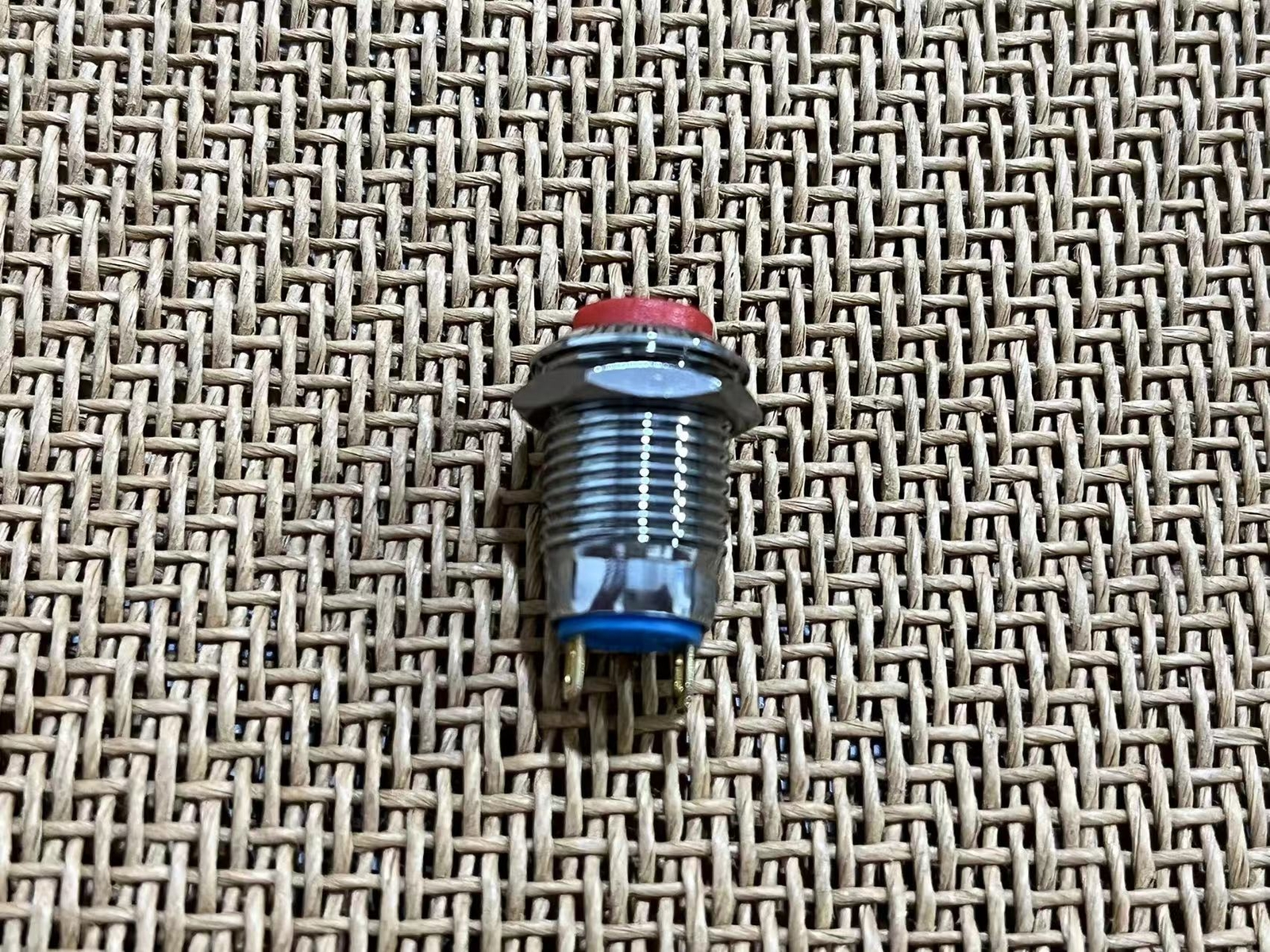 2pcs 12mm Waterproof Momentary High Round Metal Push Button Switch Metal Switch
