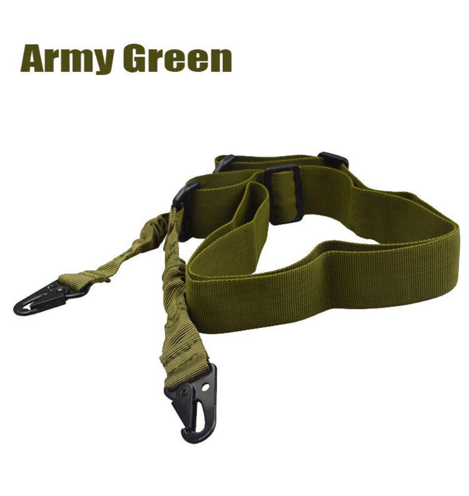 Tactical Sling Hunting Gun Sling Adjustable Nylon Multifunctional Elastic Band