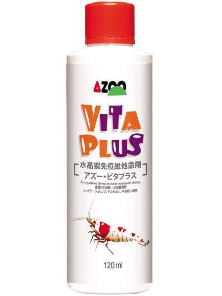 AZOO  VITA PLUS CRYSTAL RED BEE SHRIMP VITAMINS 120 ML