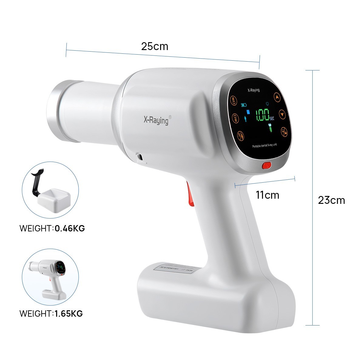 Portable Dental Digital X Ray Machine Unit High Frequency without Scatter Shield