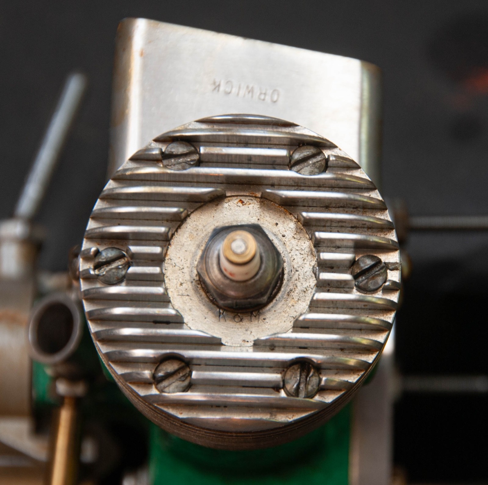 Vintage K&M ORWICK .64 Model Airplane Engine, TOBY BLIZZARD PHOENIX