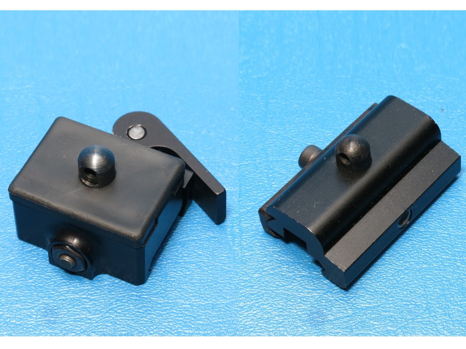 Used Pair of Bipod Sling Swivel Stud to Picatinny Weaver Rail Adapter Mount QD