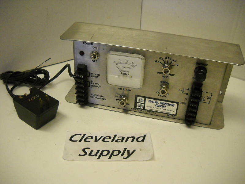 CONTROL ENGINEERING 30780J SIGNAL GENERATOR W/P.S. USED CONDITION
