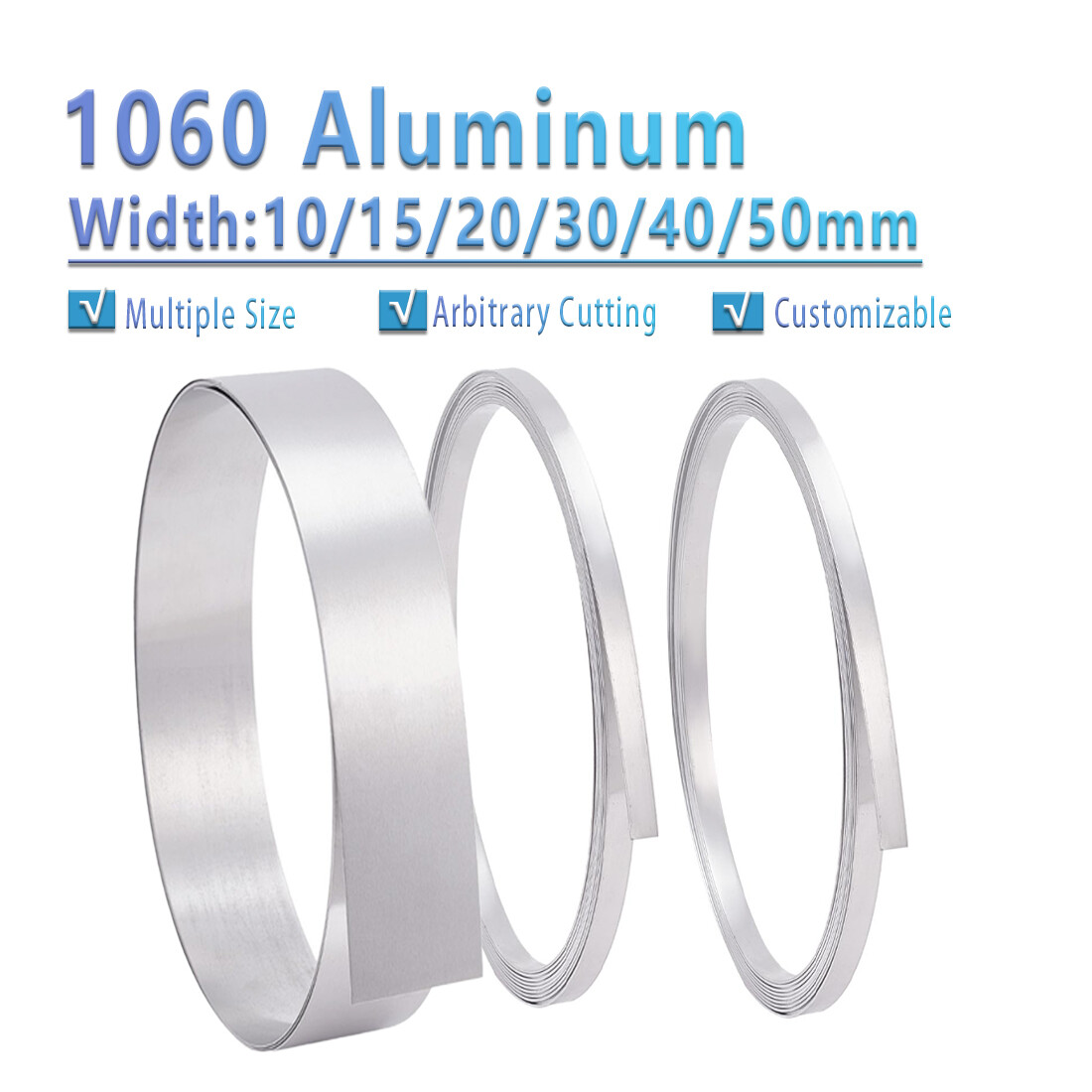 5 Metre Aluminium Thin Metal Sheet Thickness 0.2~12mm Al Roll Foil Plate Strip