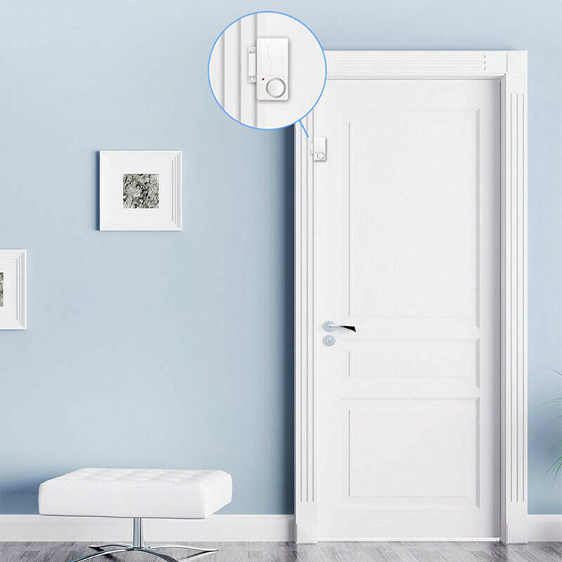 Wireless Security Door Entry Window Burglar Alarm Shed Security With Remote ABS