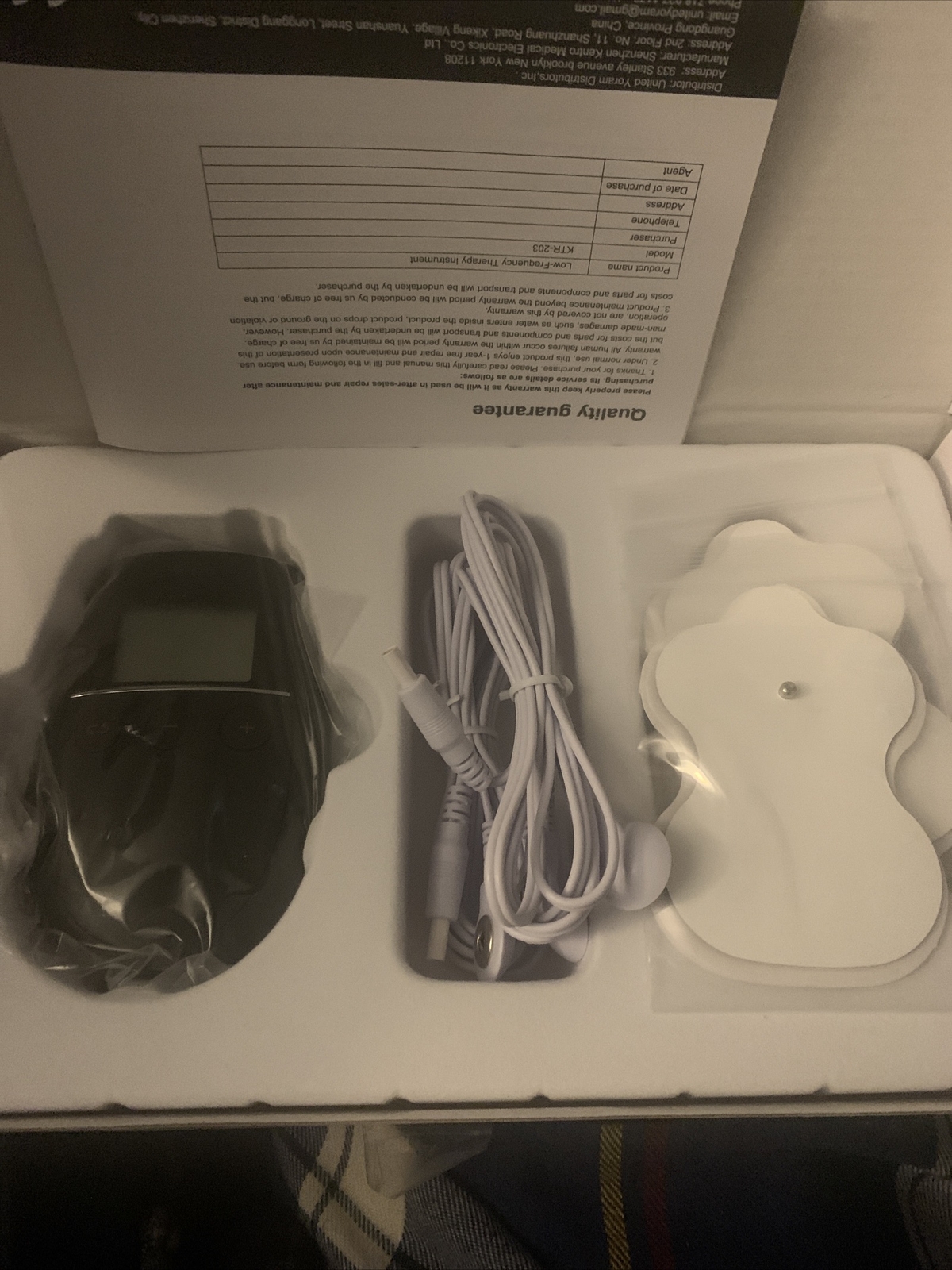 transcutaneous electrical nerve stimulator