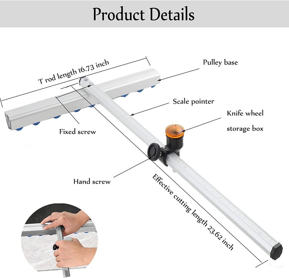 Professional Porcelain Manual Tile Cutter Tool Kit Precise Tile Cutter 60cm/90cm