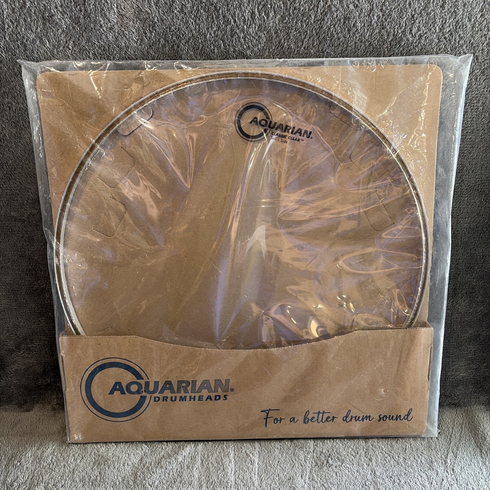 Aquarian 14" Classic Clear Snare Side Drum Head