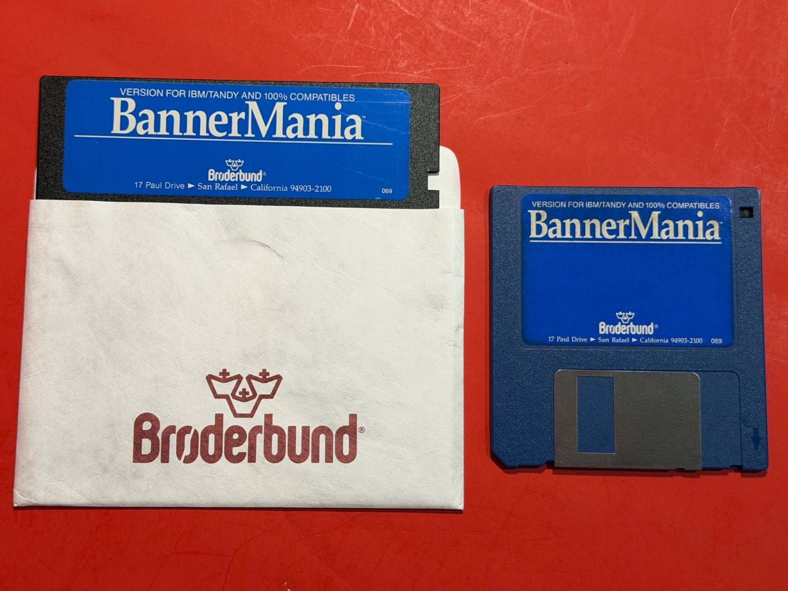 Broderbund Bannermania 2 Disk Lot Software PC IBM