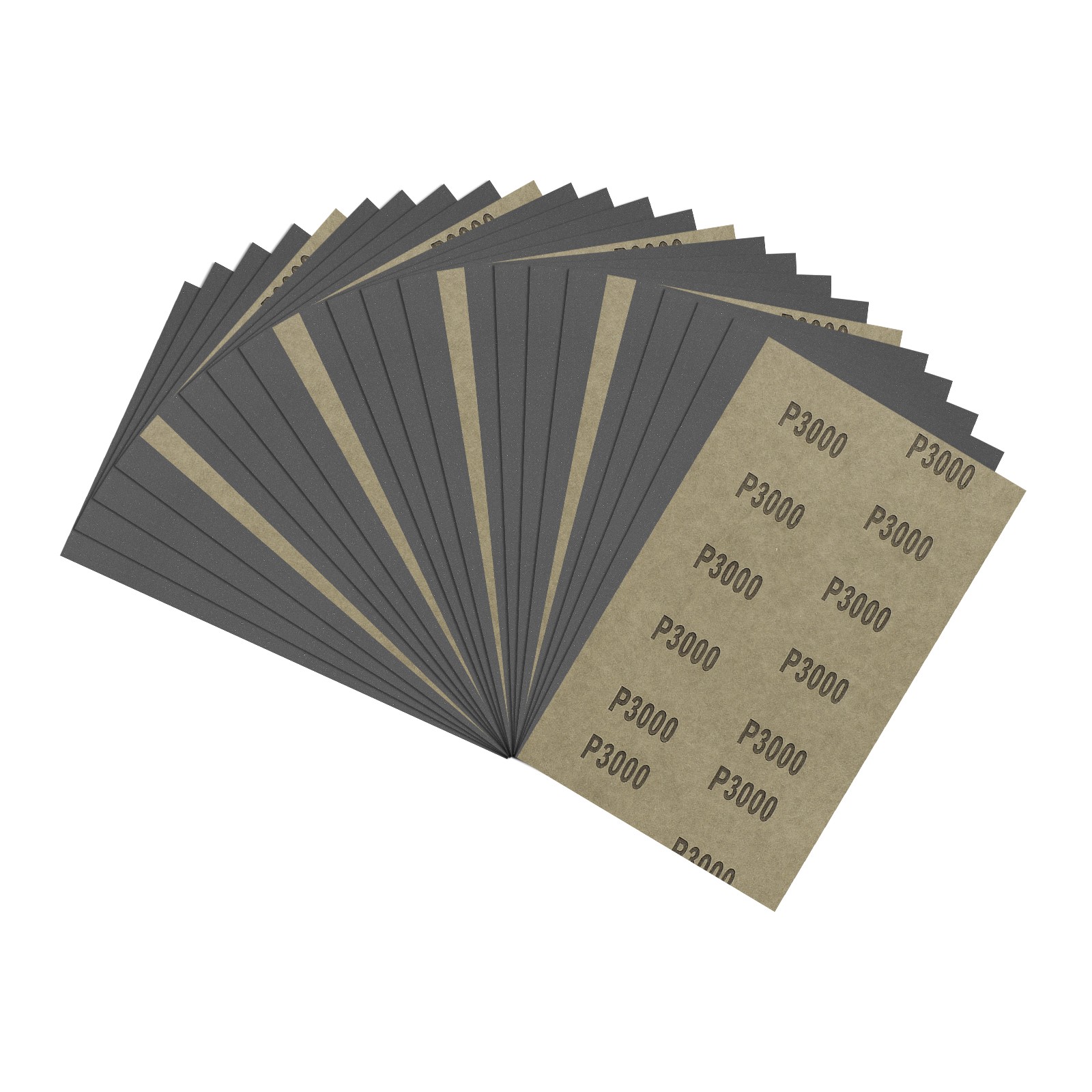 25pcs Sand Papers - [5.5 x 9 Inch x 3000 Grits] Sandpaper Sheets