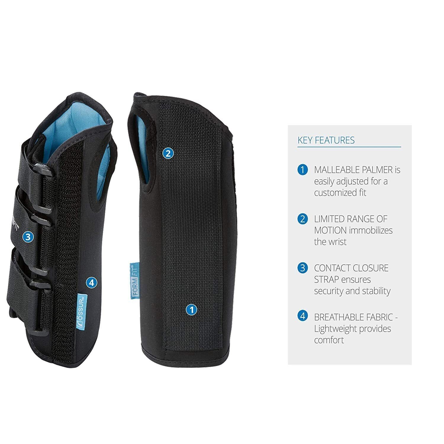 Ossur Form Fit Wrist Brace 8"