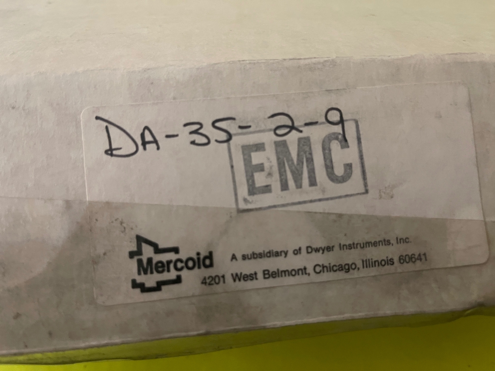 MERCOID DA-35-2-9 Temperature Switch - New