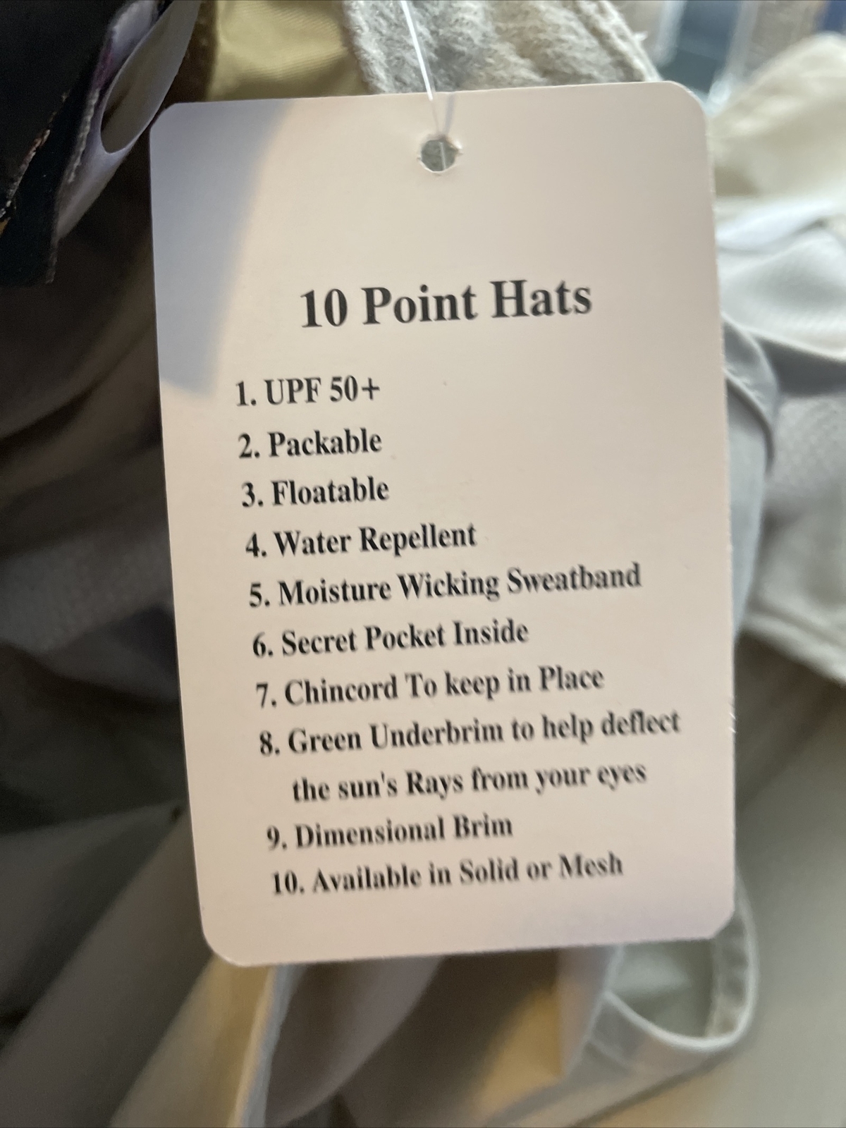 Henschel Halsey - Big Bill Mens Solid Vented Sun Shield Hat Small/Medium Natural