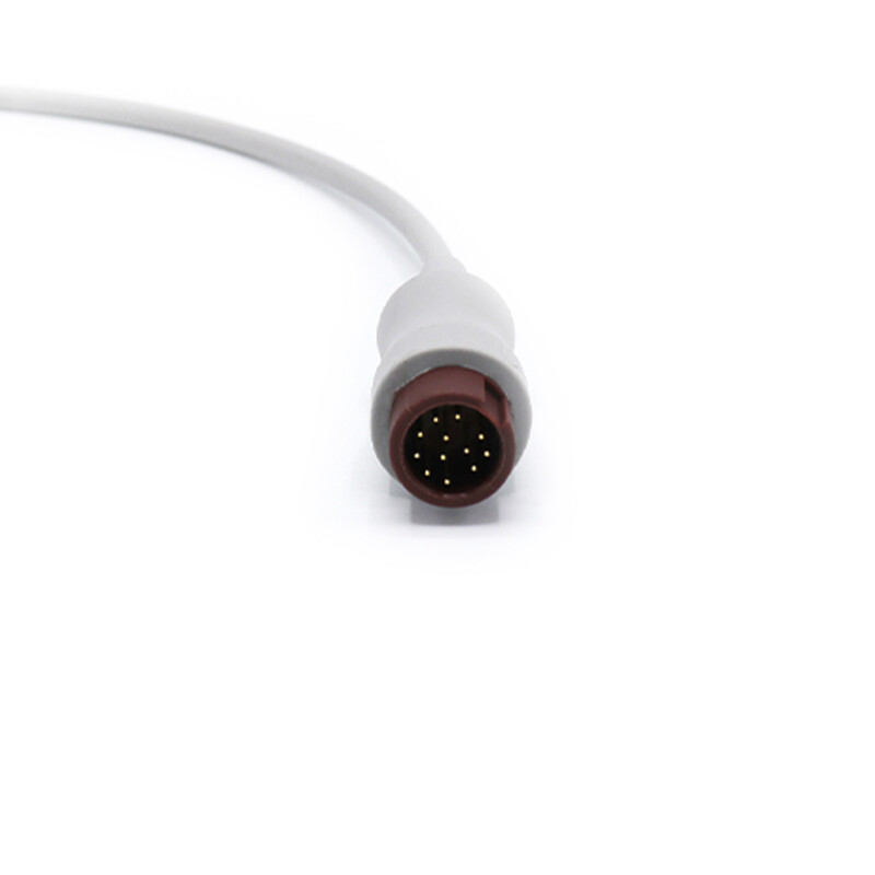 12pin to Abbott IBP Pressure Transducer Trunk Cable Compatible Mindray/Datascope