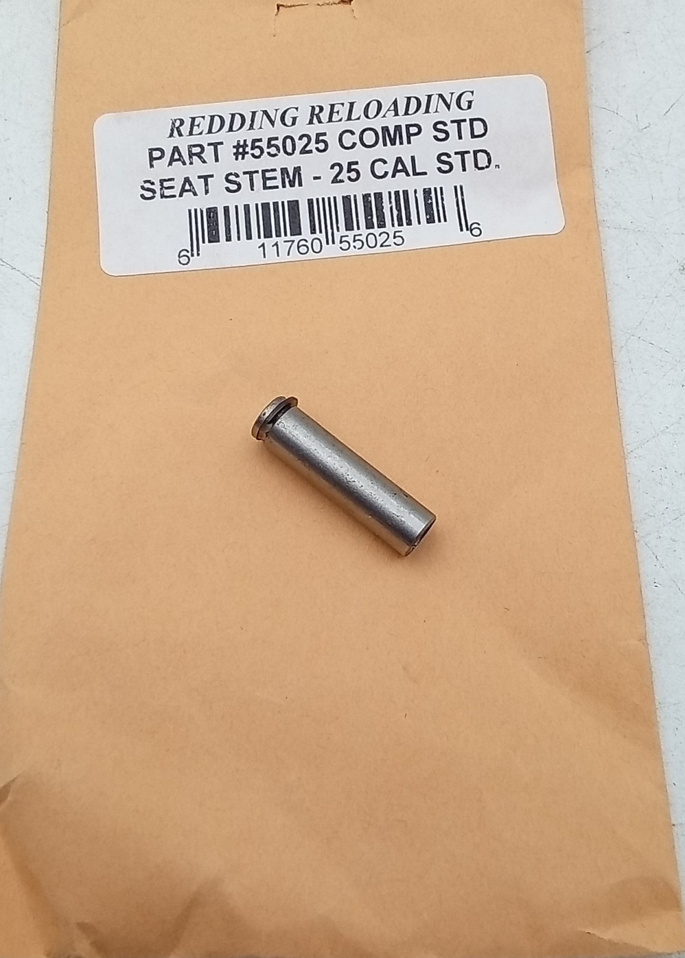 REDDING RELOADING #55025 Comp STD Seat Stem 25 Cal - NEW