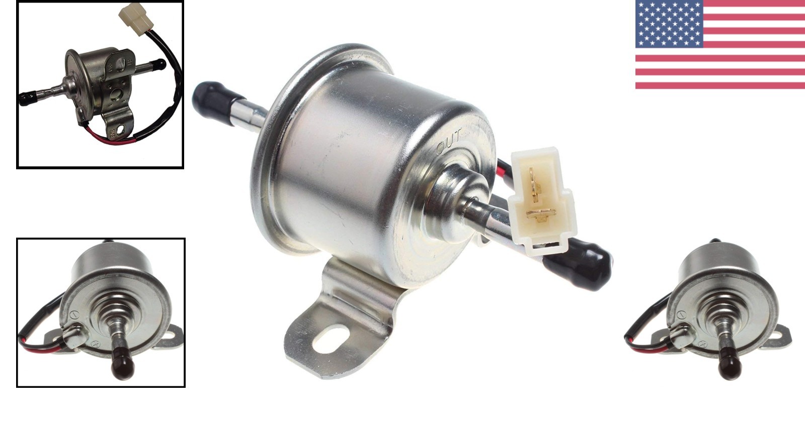 Kubota Electric Fuel Pump - Quality Metal Construct, Fits Multiple Models