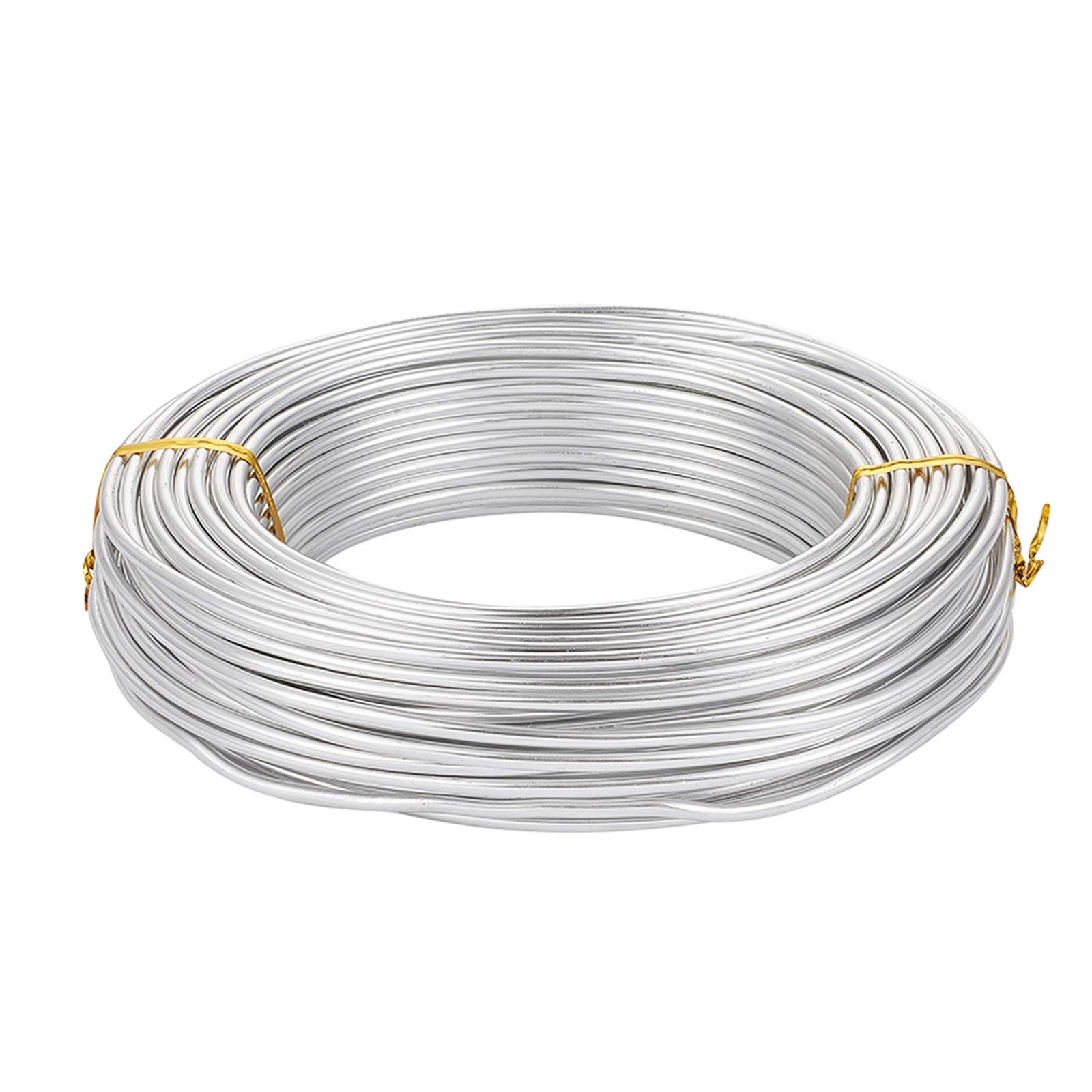 Aluminum Craft Wire 82 ft 9 Gauge 3mm Silver Bendable Sculpting | Jewelry Craft