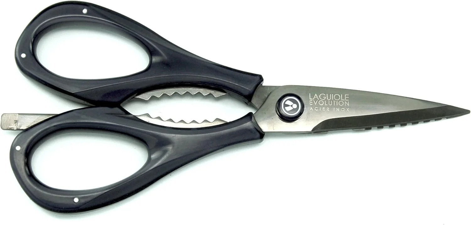 TB Laguiole Evolution - Kitchen Scissors Design - Multifunctional Professional -