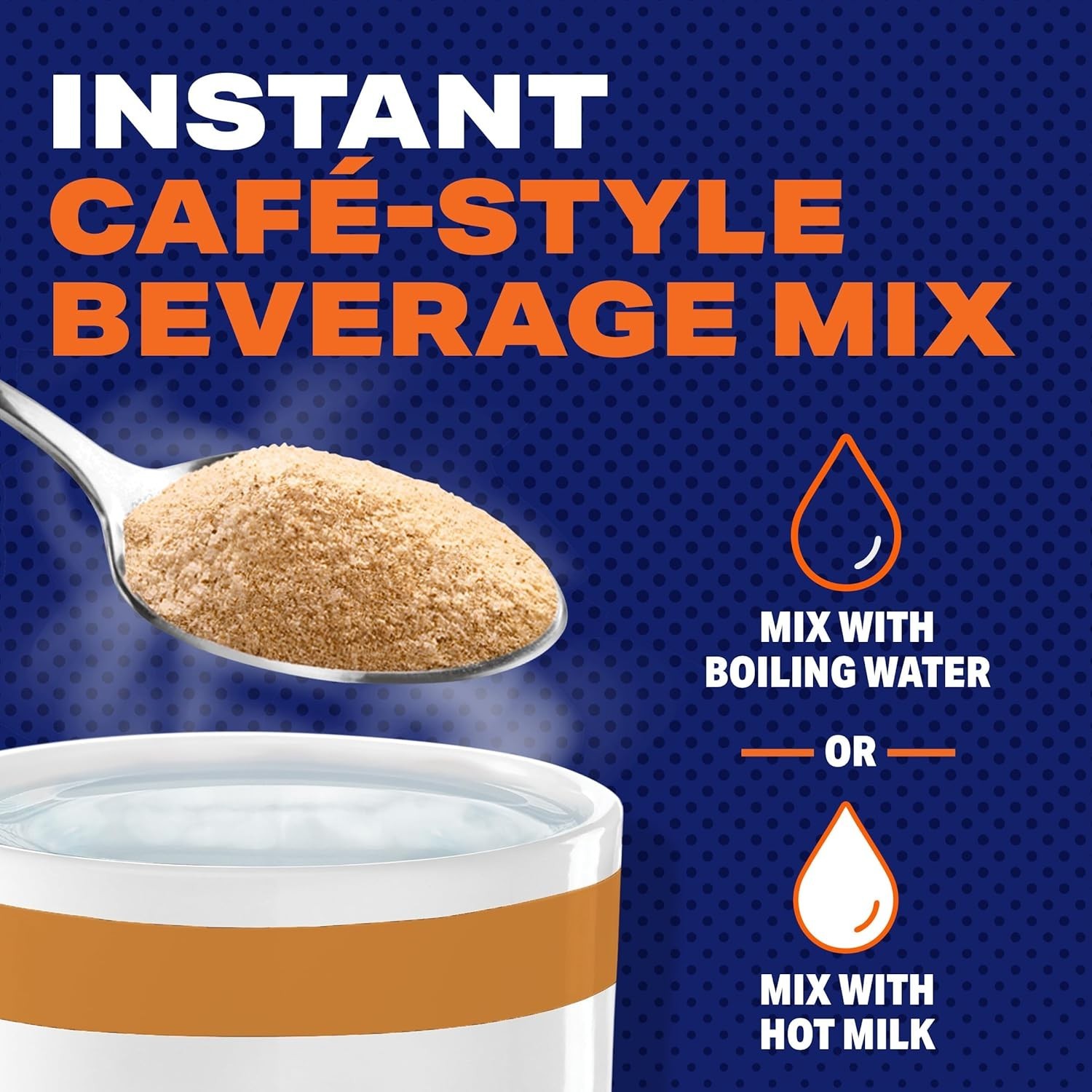 Indulge in 8.7 oz Vanilla Caramel Latte Instant Coffee Mix - Easy & Kosher