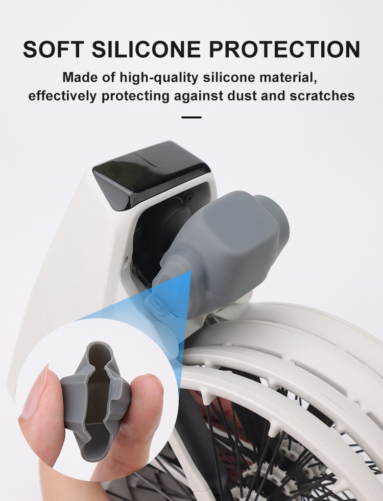 For DJI FLIP Drone Gimbal Protective Silicone Lens Cover Anti-scratch Dustproof