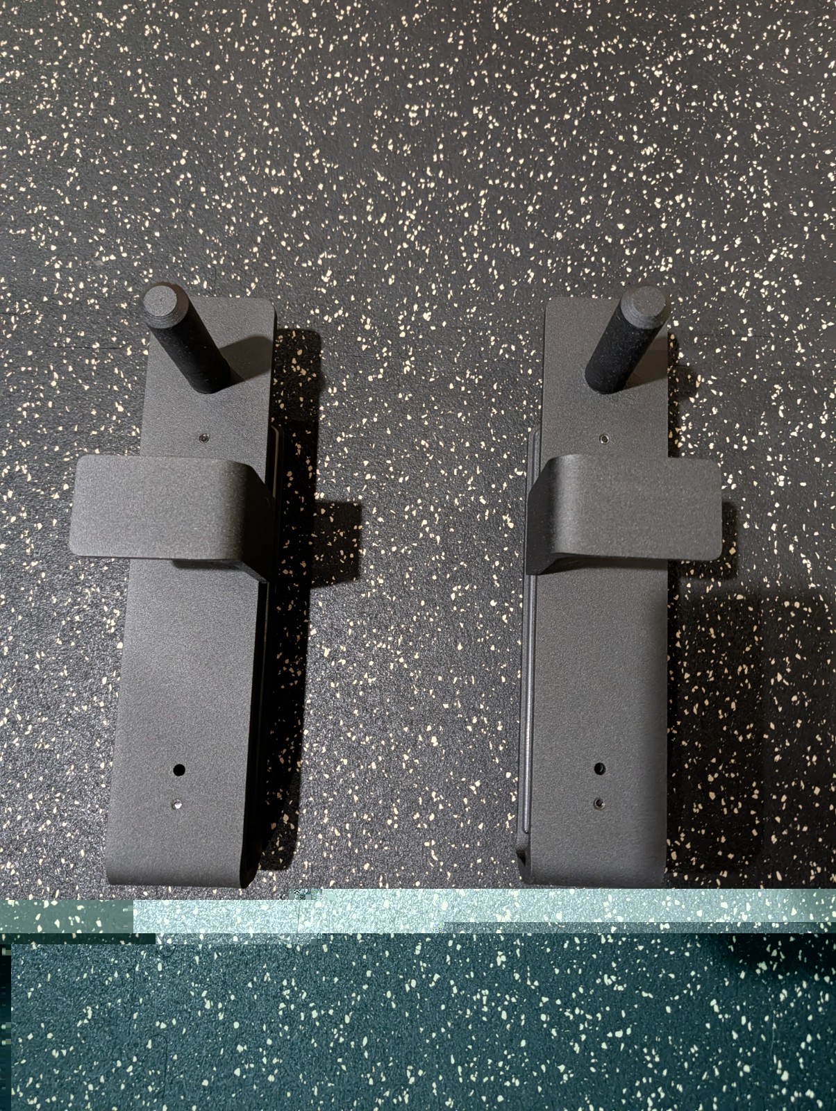 U-Cups Gym Power Rack Attachment Barbell Calf Raises 3x3 Rack 1" Holes