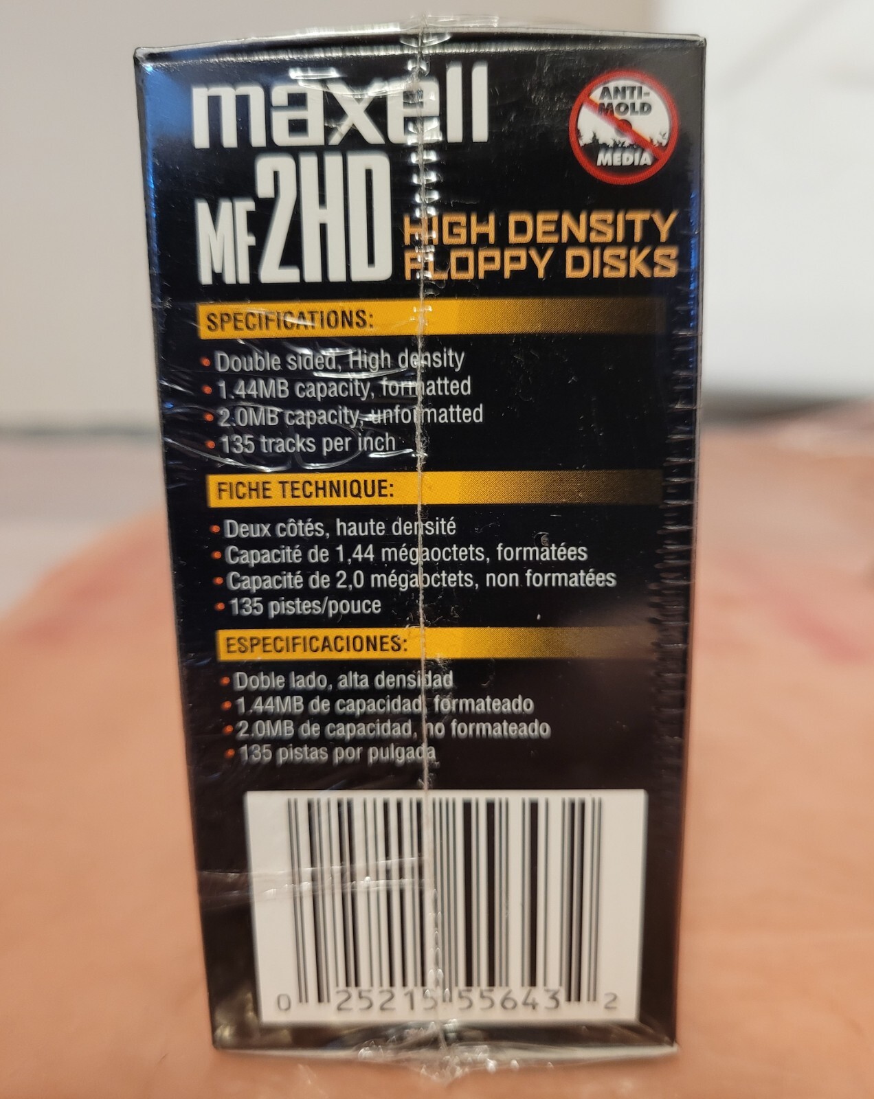Maxell MF 2HD 3.5" High Density Floppy Disk MAC Formatted 10pk NEW