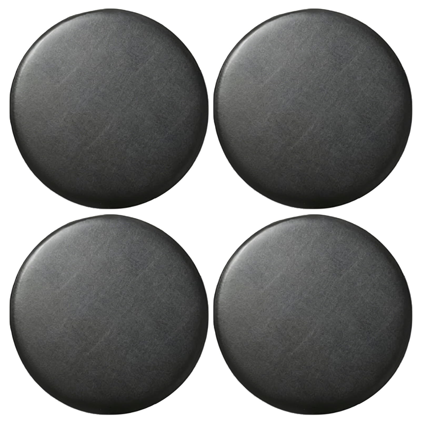 Bar Stool Covers Round 4 Pack, Black