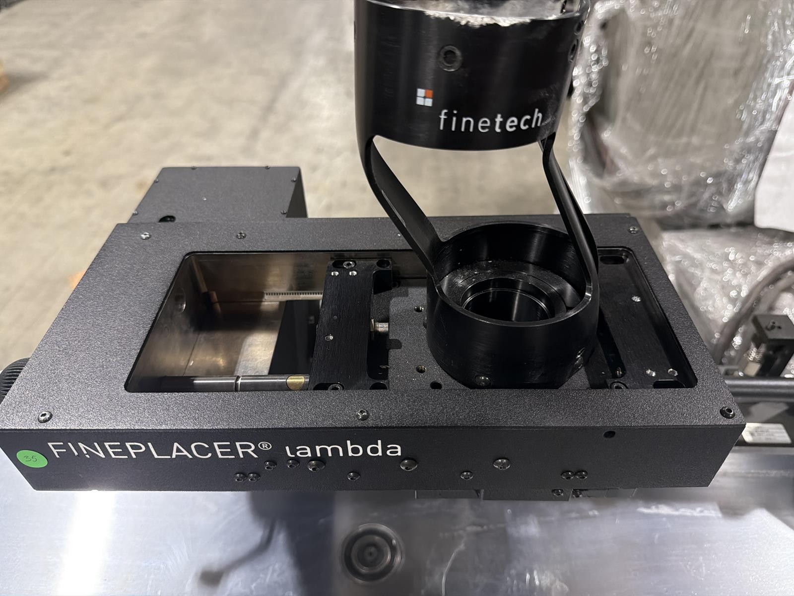 LAMBDA FINEPLACER FINETECH FD3.1 DIE-BONDER MICROSCOPE BASE STAND