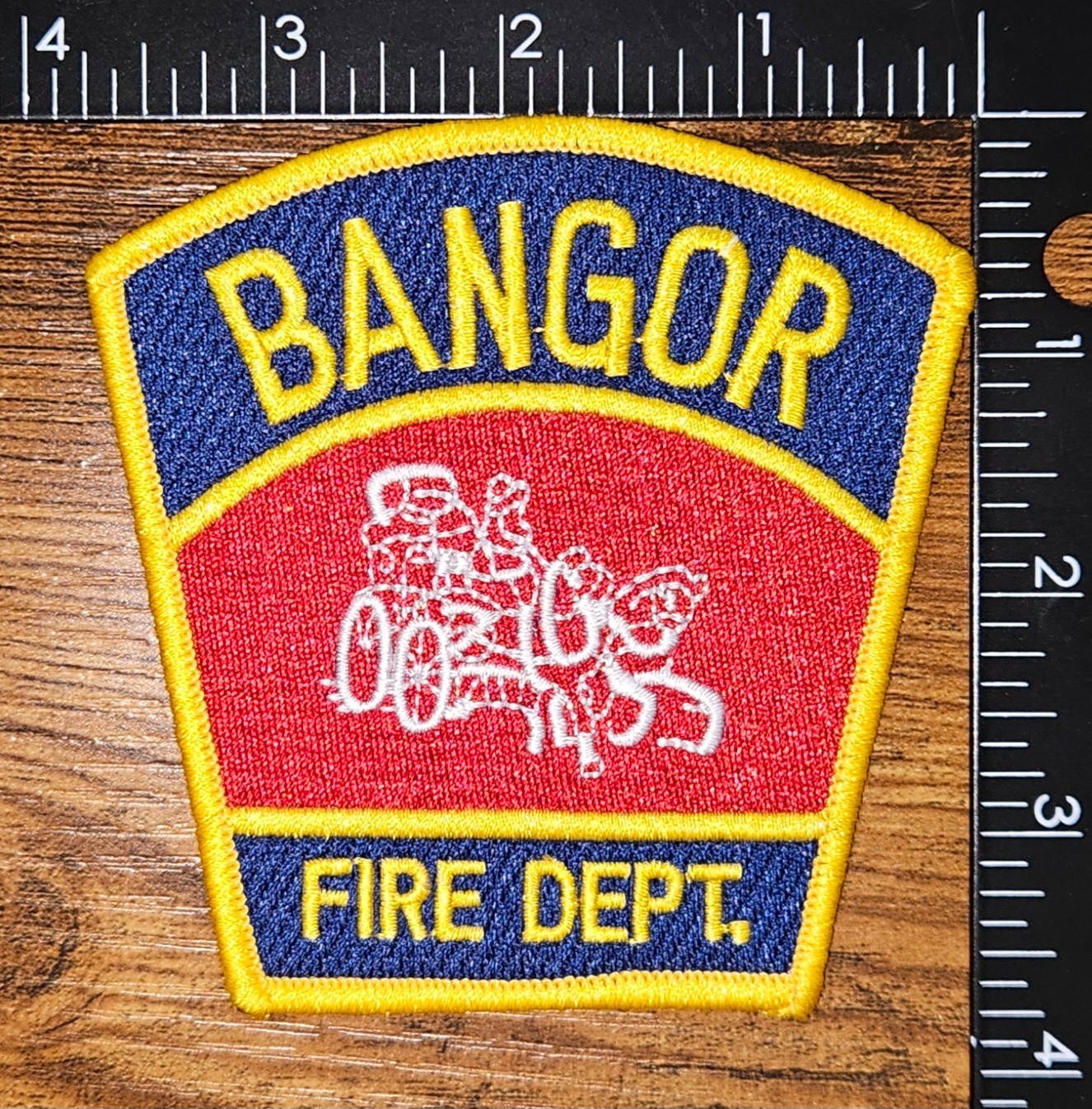 Bangor Maine Central Fire Department Fire Fighting Shoulder Patch