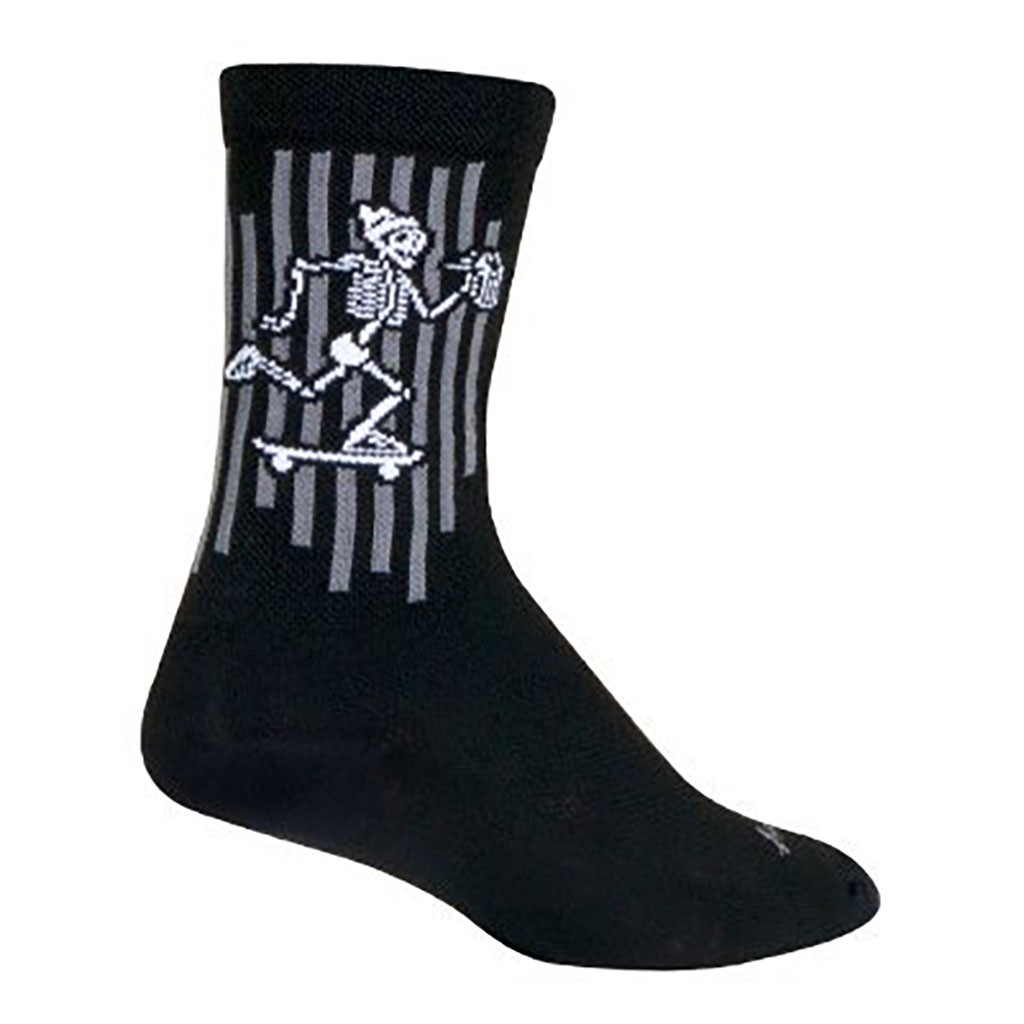 Sockguy Hip Bones Cycling Socks 9-13 Black