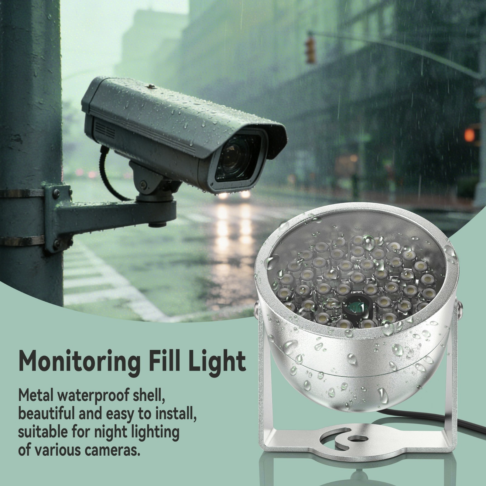 48LED Illuminator IR Infrared Night Vision Light for Security CCTV Camera