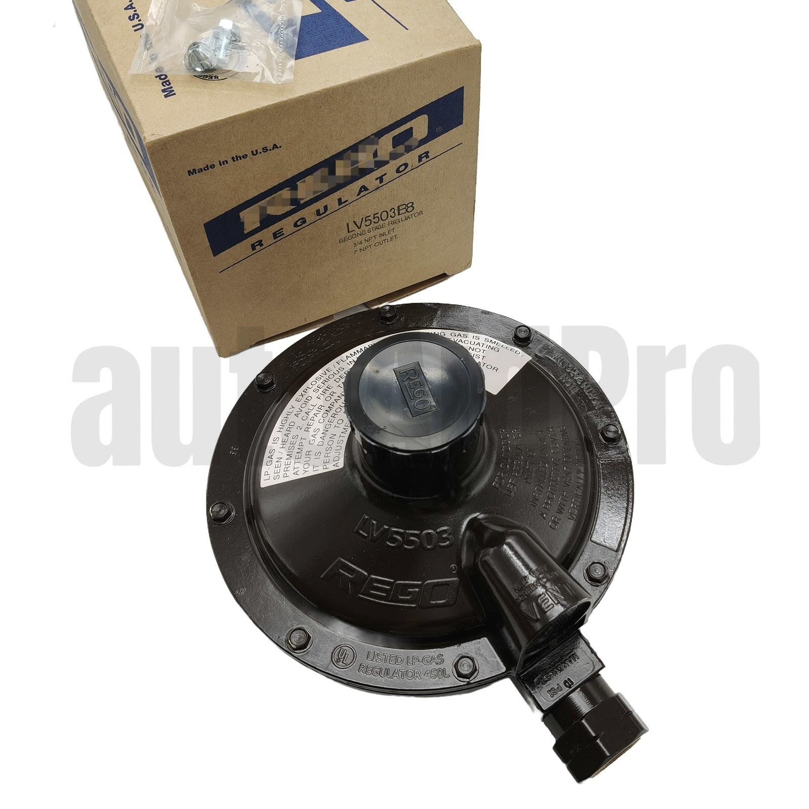 Brand New Pressure Reducing Valve LV5503B8 for Rego