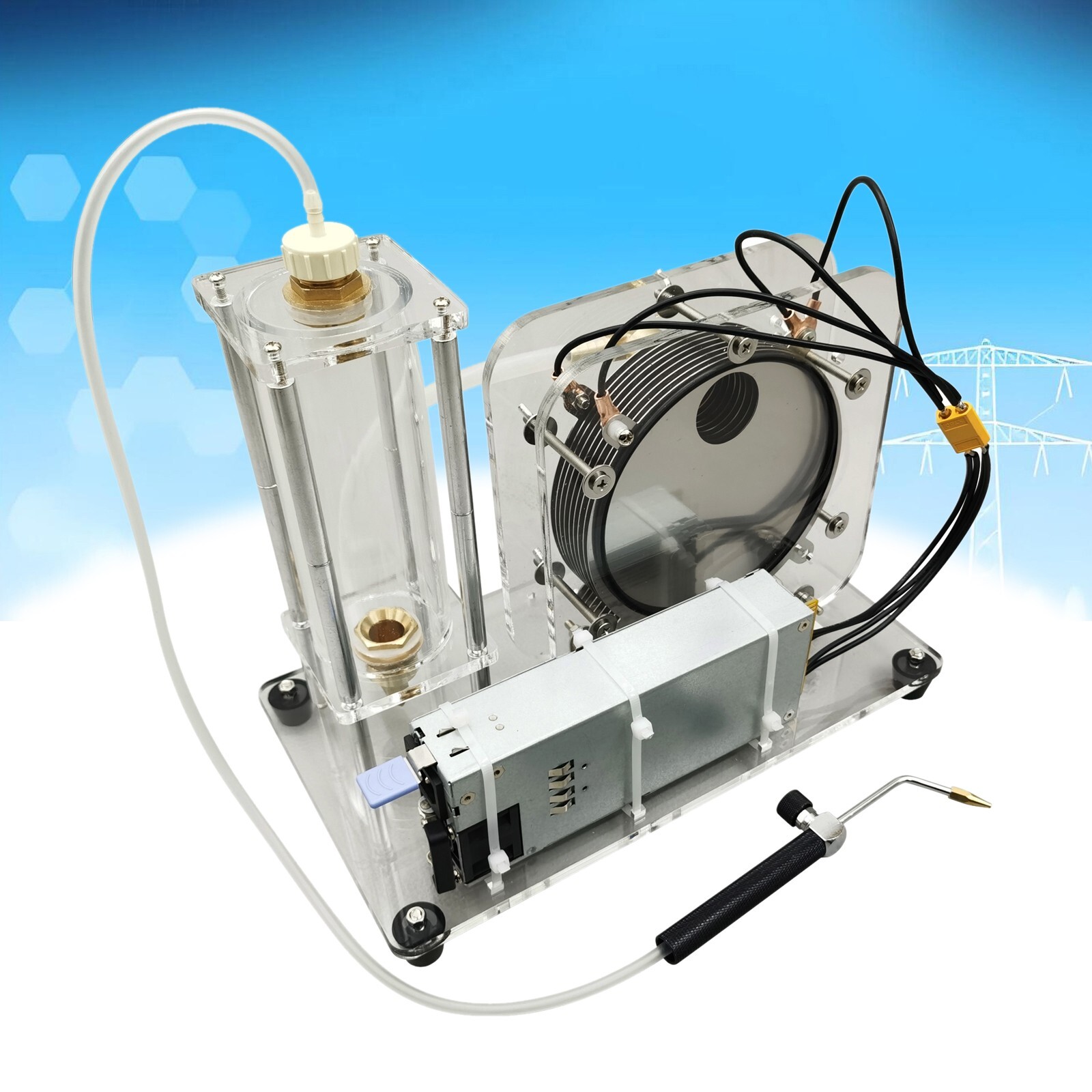 100-240V 350W Hydrogen Oxygen Generator 90L/H Stainless Steel Welding Machine