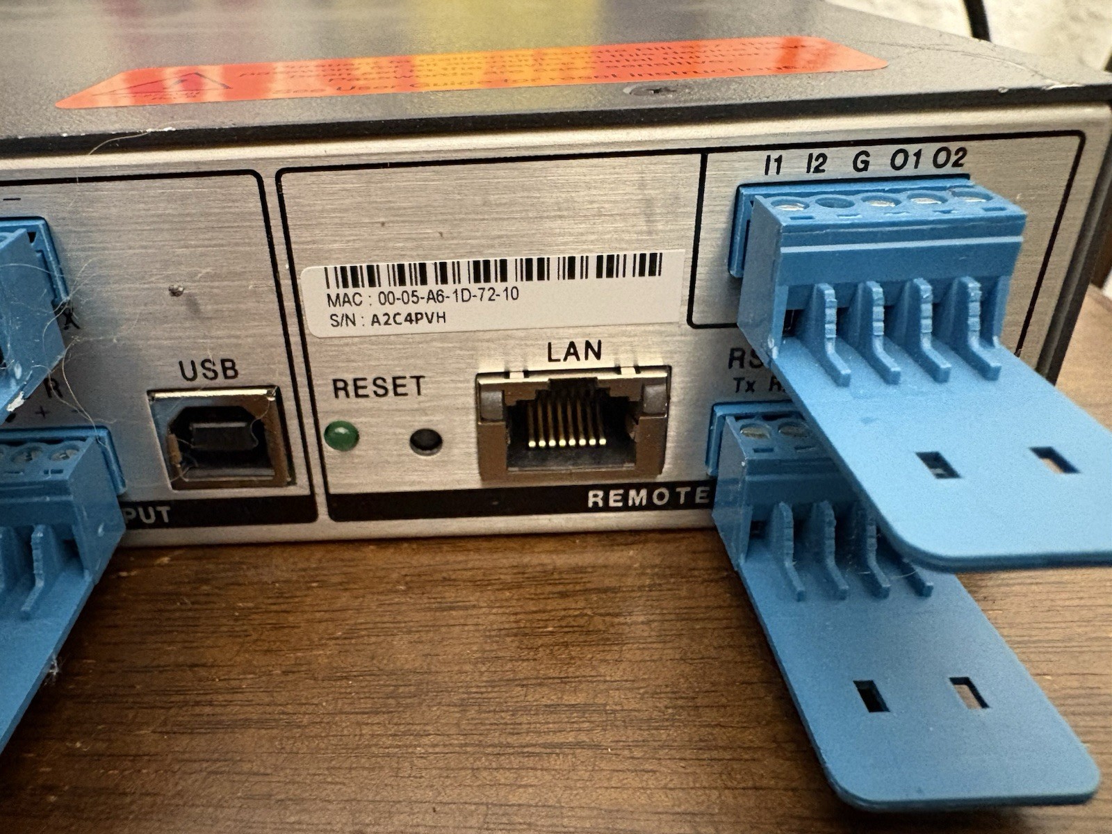 Extron MediaPort 200 AV Interface HDMI USB LAN RS232 Tested