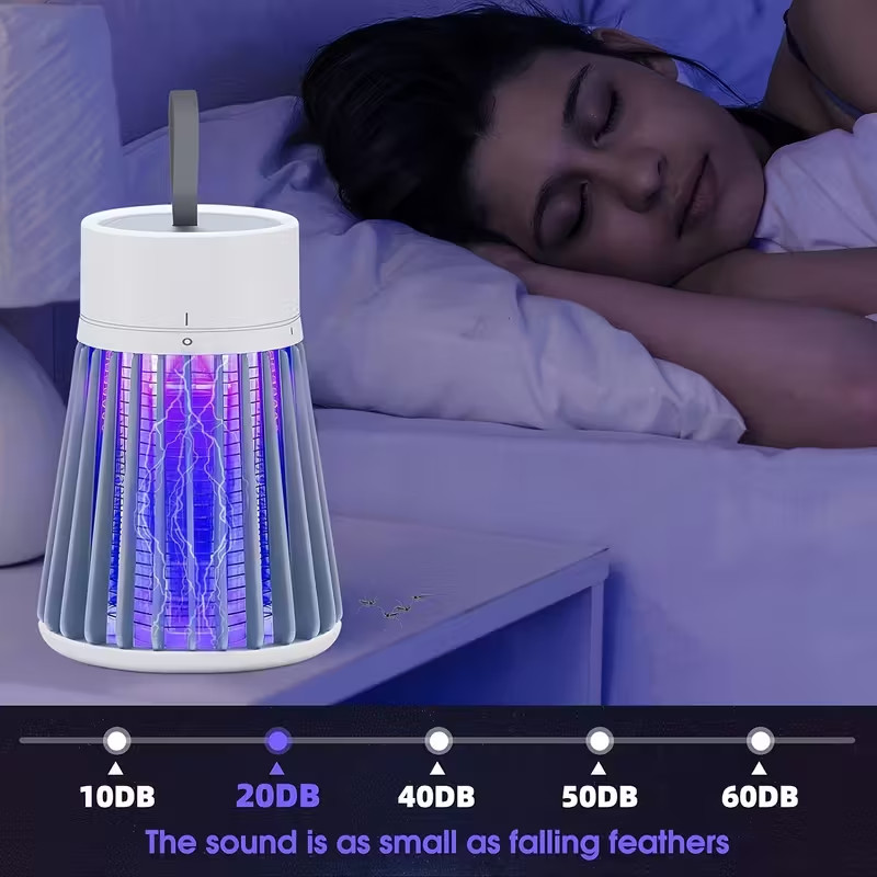 Electric Mosquito Insect Killer Zapper LED Light Fly Bug Trap Pest Control Lamp
