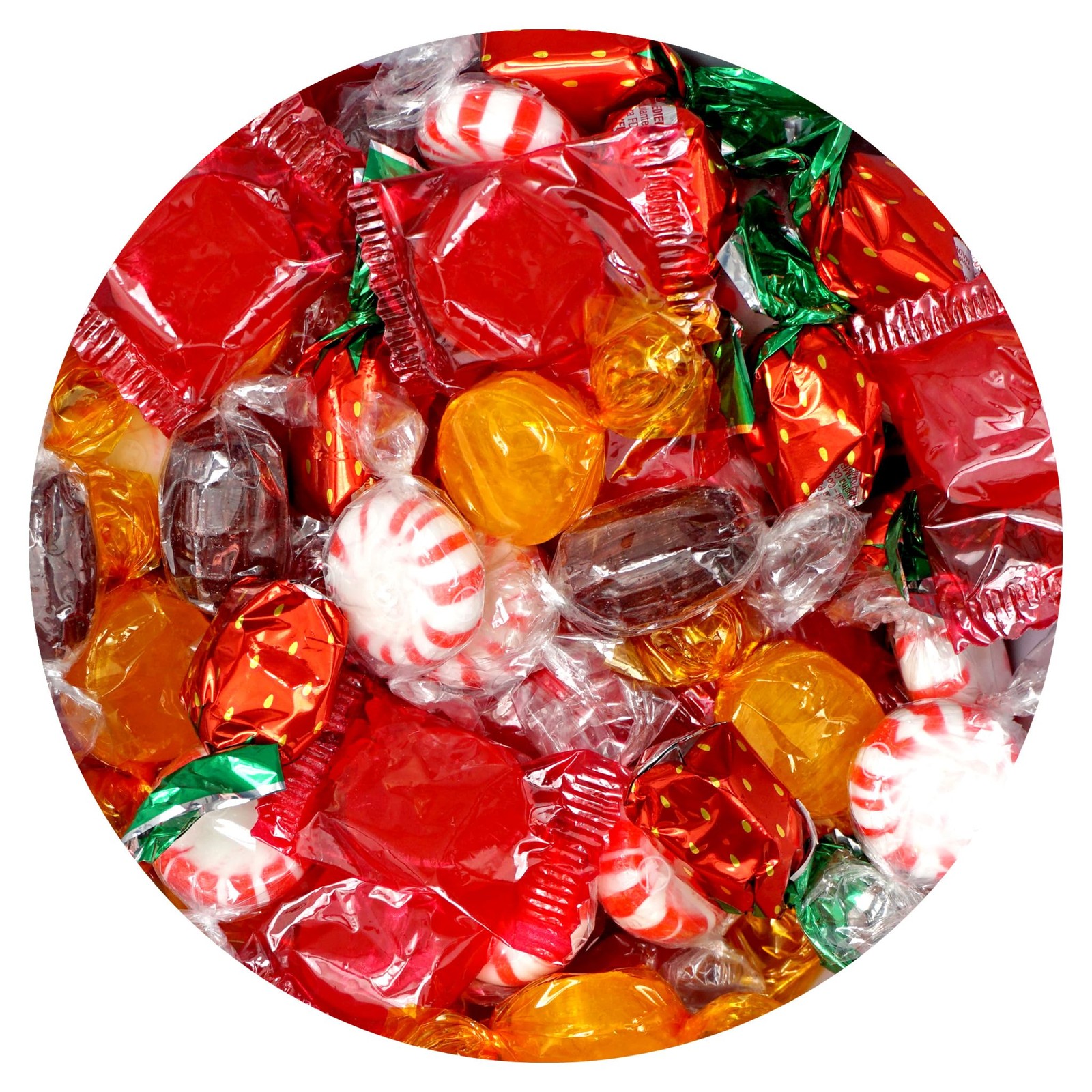 Old Fashioned Hard Candy Assortment 4lb Bulk Bag Individually Wrapped Nostalgia