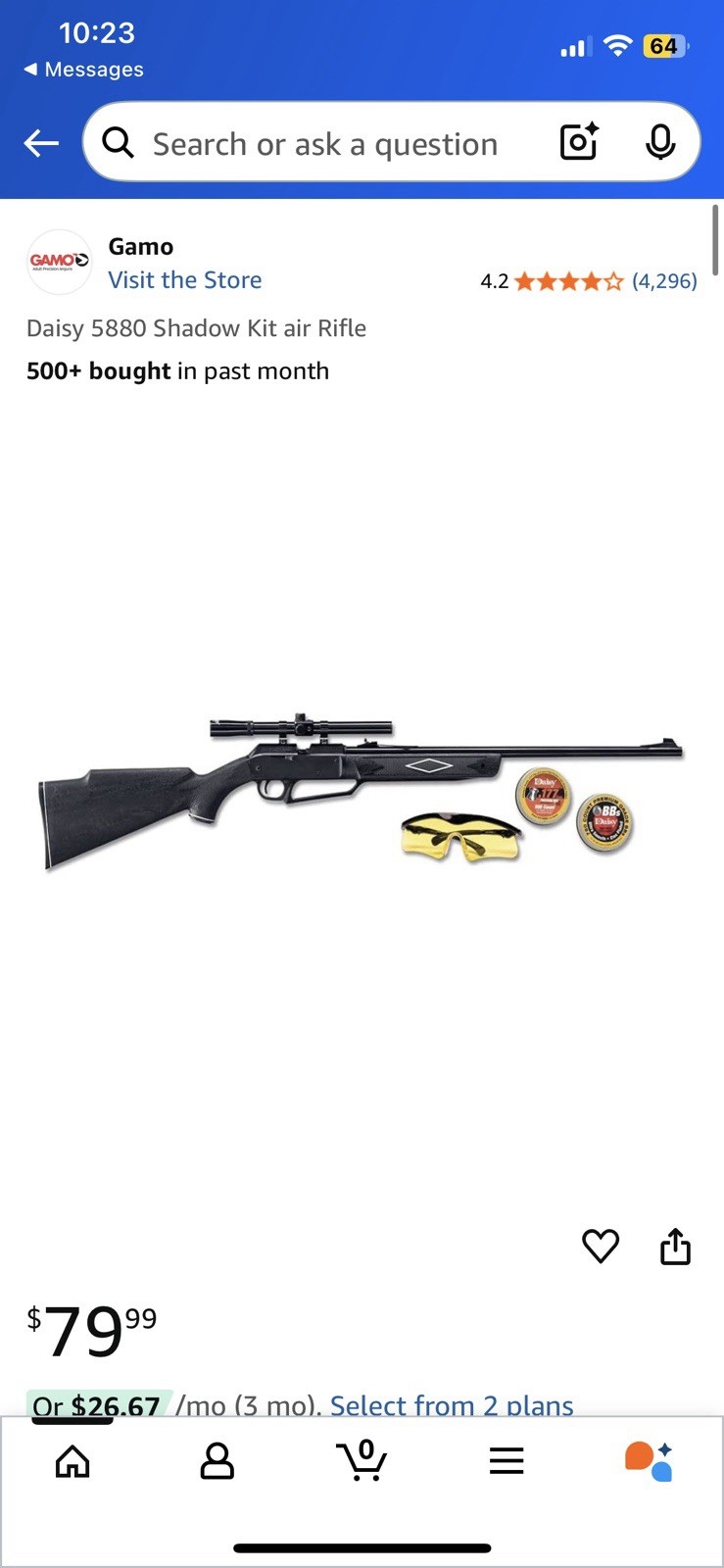 Daisy 5880 Shadow Kit Air Rifle