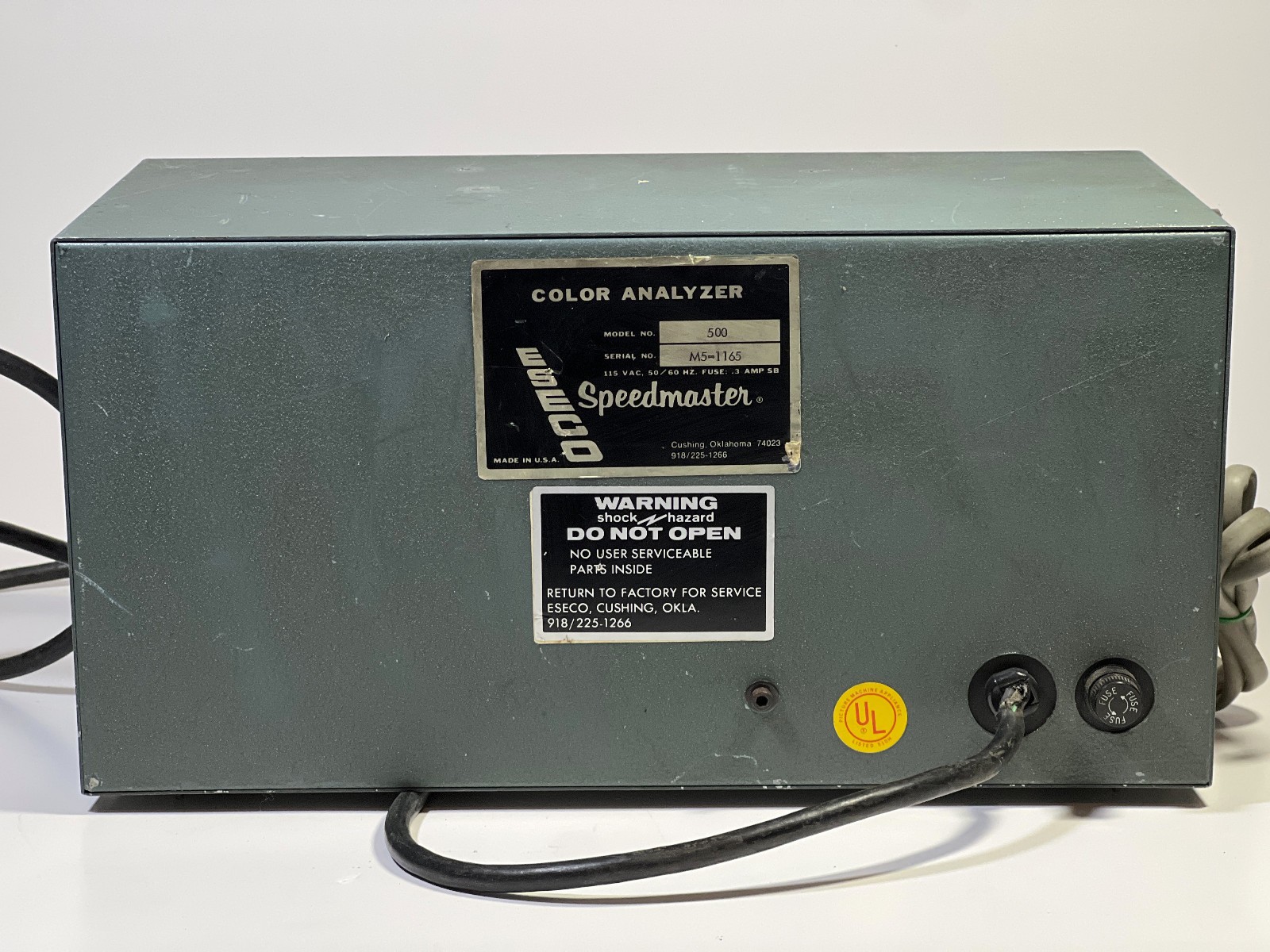 ESECO Speedmaster 500 solid-state color and exposure analyzer