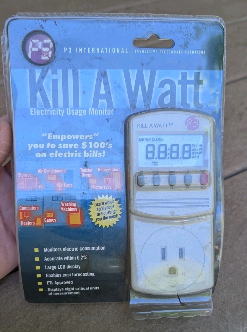 Brand New Sealed P3 International Kill-A-Watt Electricity Usage Monitor # P4400