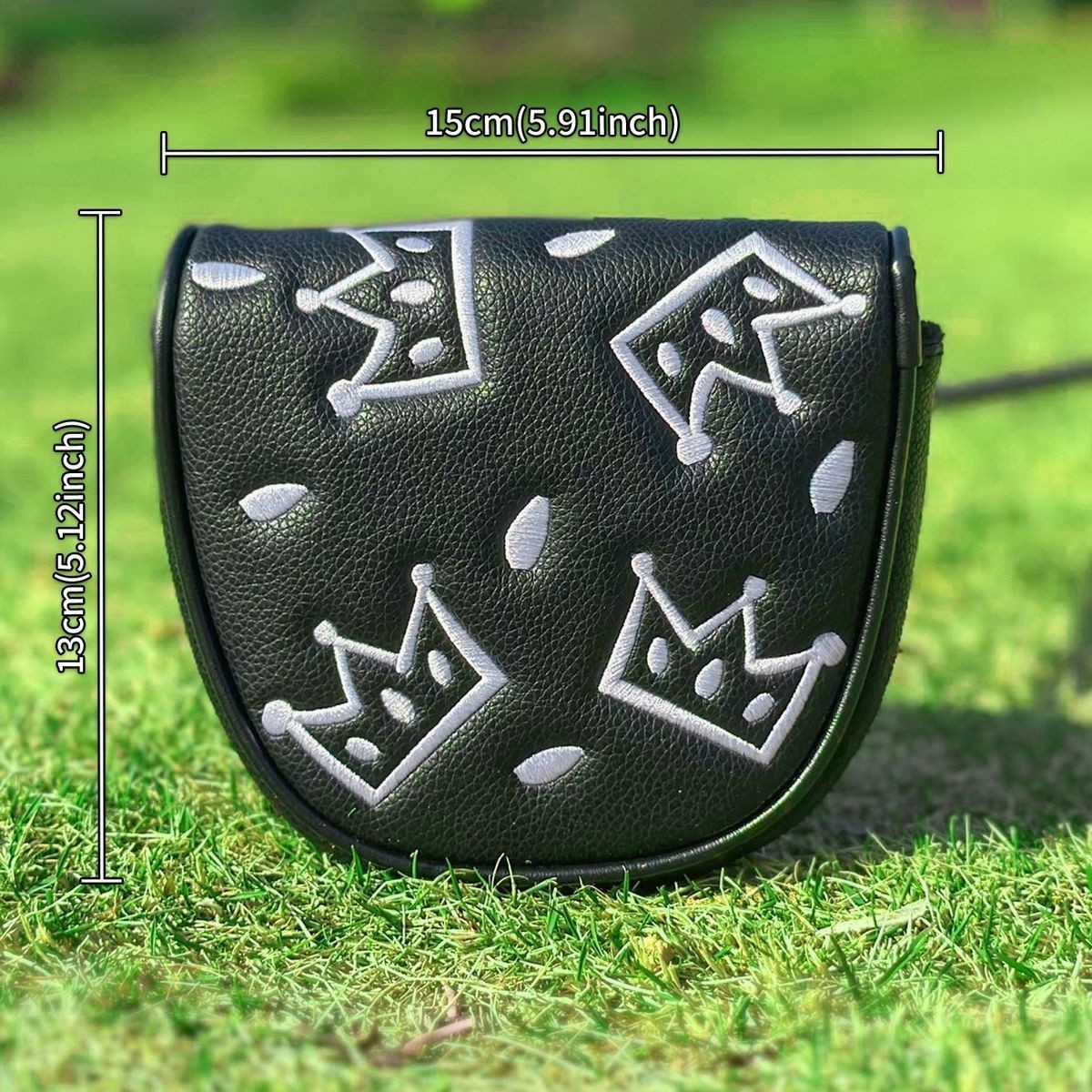 Lab DF3 Golf Putter Cover Black Magnetic Closure