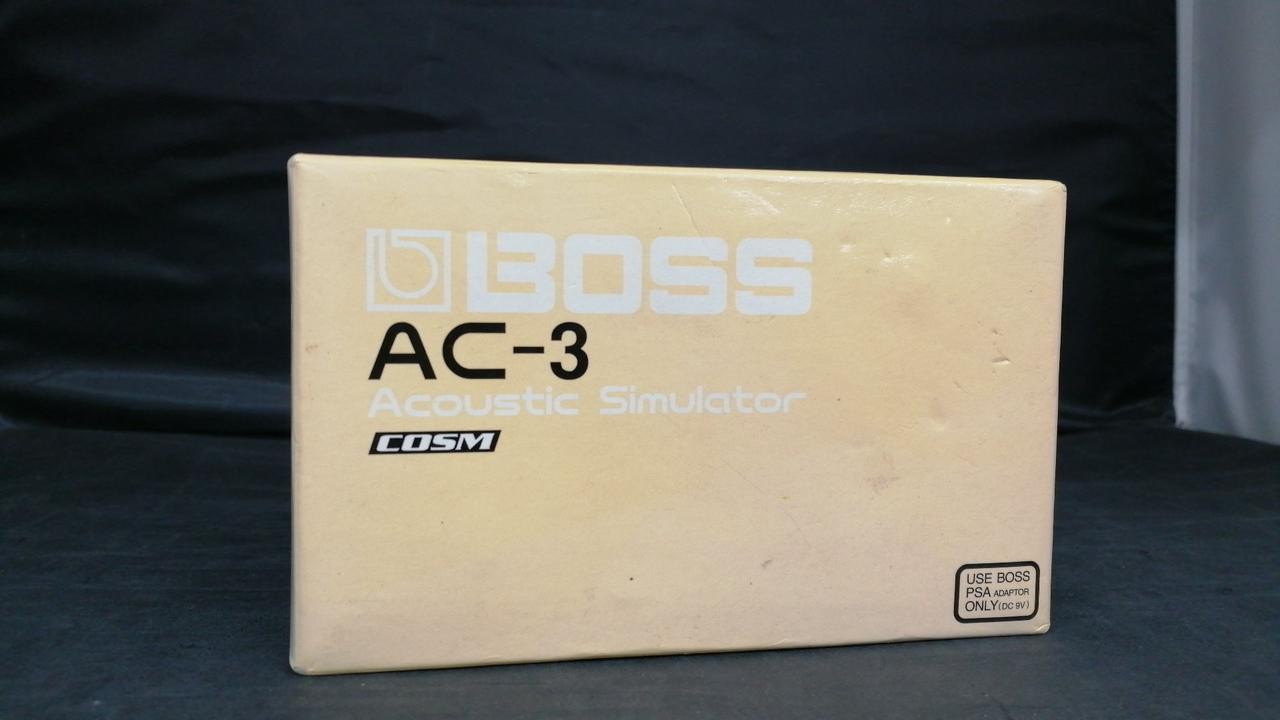 Boss AC-3 Acoustic Simulator Guitar Effects Pedal Yellow