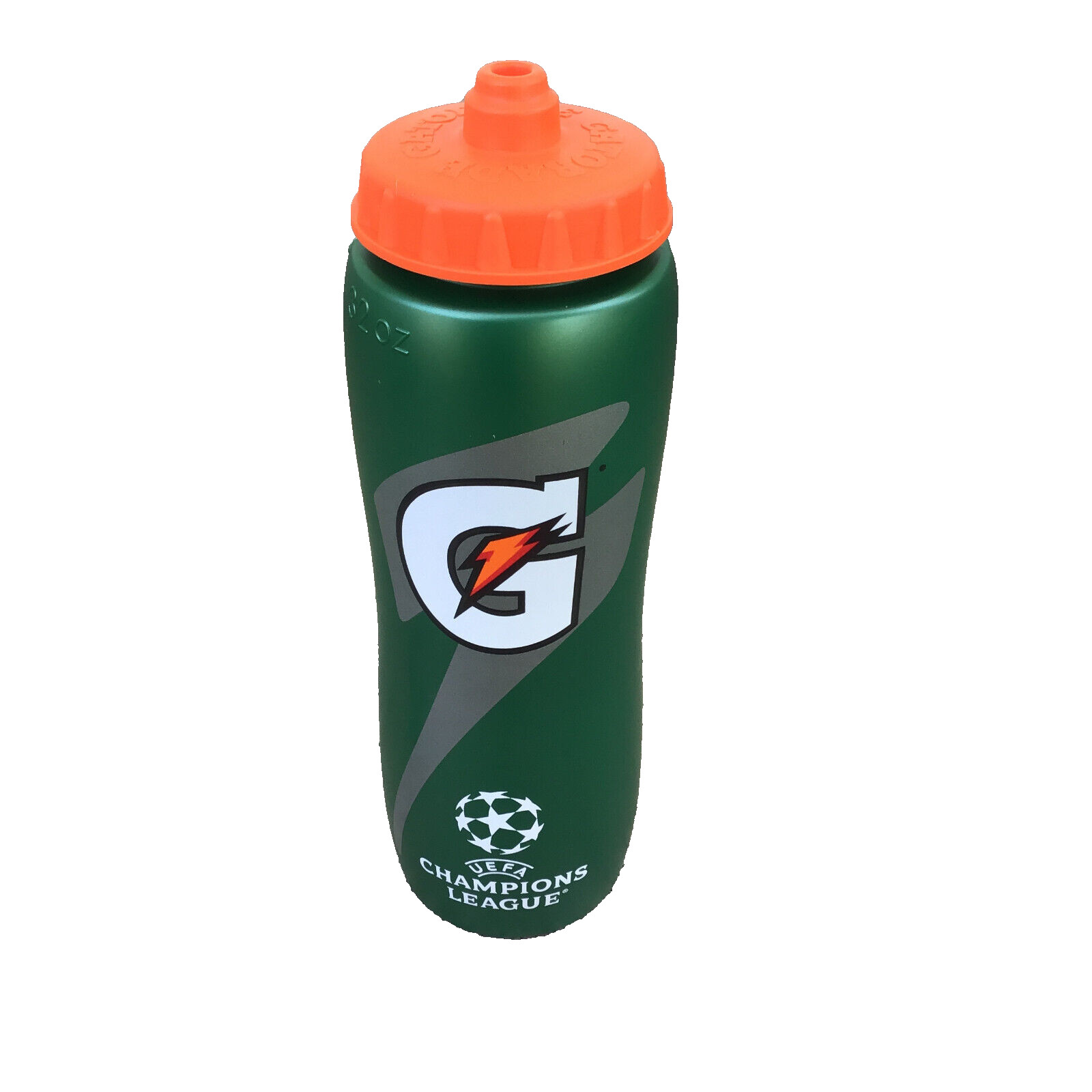 GATORADE Squeeze Sports Water Bottle (UEFA Soccer CHAMPIONS LEAGUE) 32 Oz