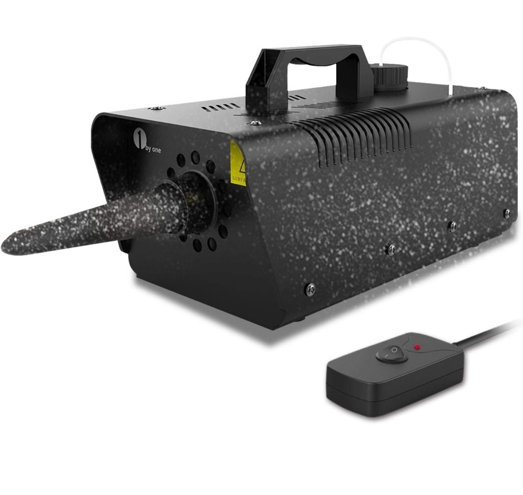 1byone 650W Snow Machine Wired Remote Control Great Machine for Kids, Parties, P