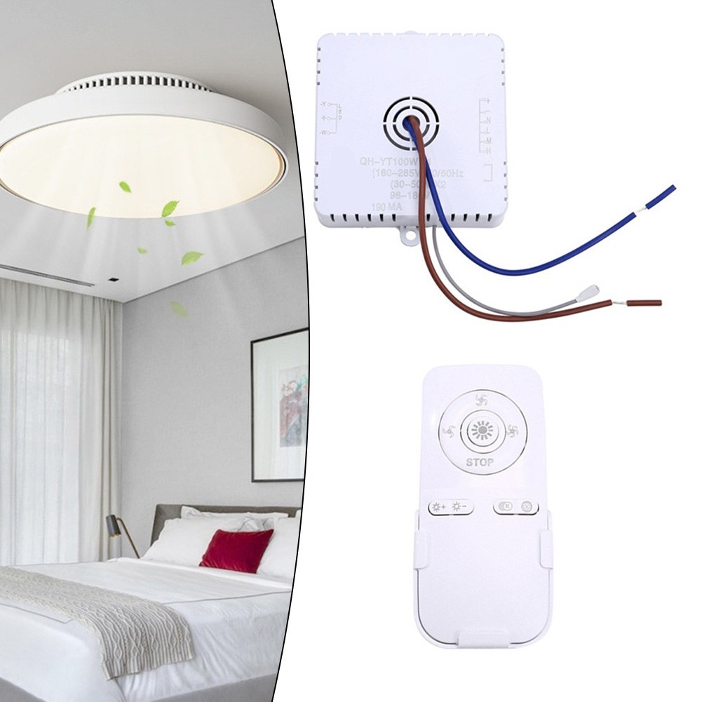 Remote Controlled Ceiling Fan Light 100W Receiver for Smooth Operation