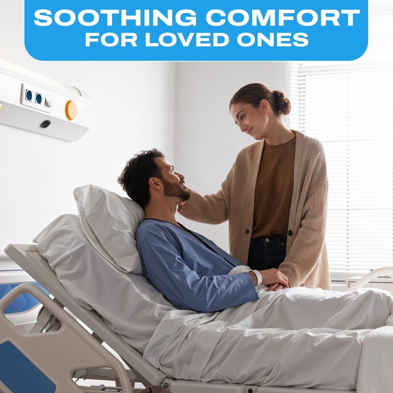 SATEEN BEDDING STORE 2 Pack Fitted Hospital Bed PACK OF 2 FITTED, White Solid