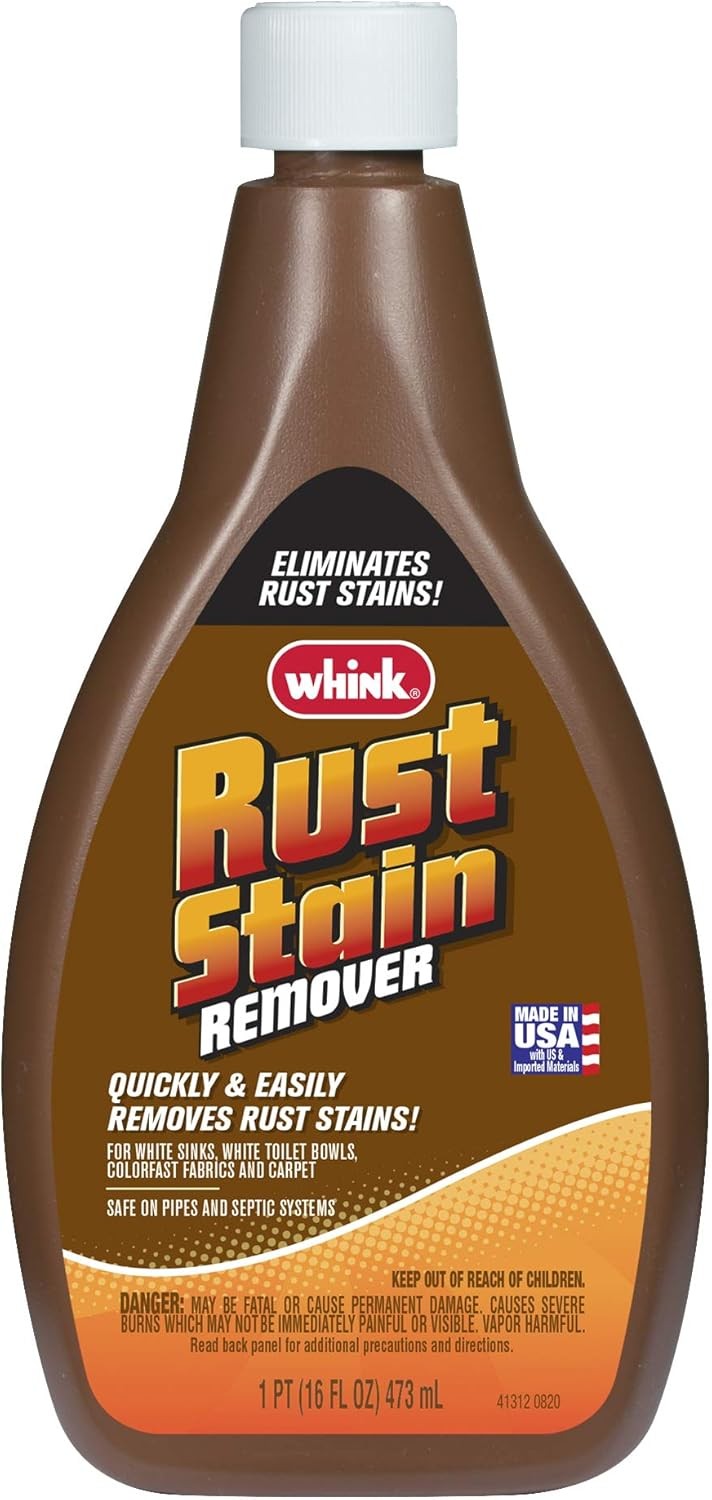 Whink Rust Stain Remover | Heavy-Duty Iron Stain Remover for