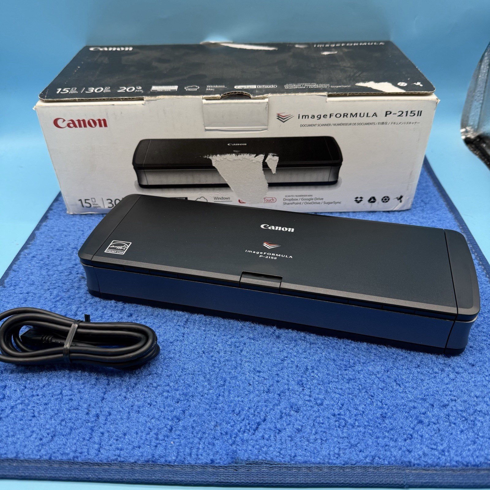 Canon imageFORMULA P-215II Mobile Document Scanner