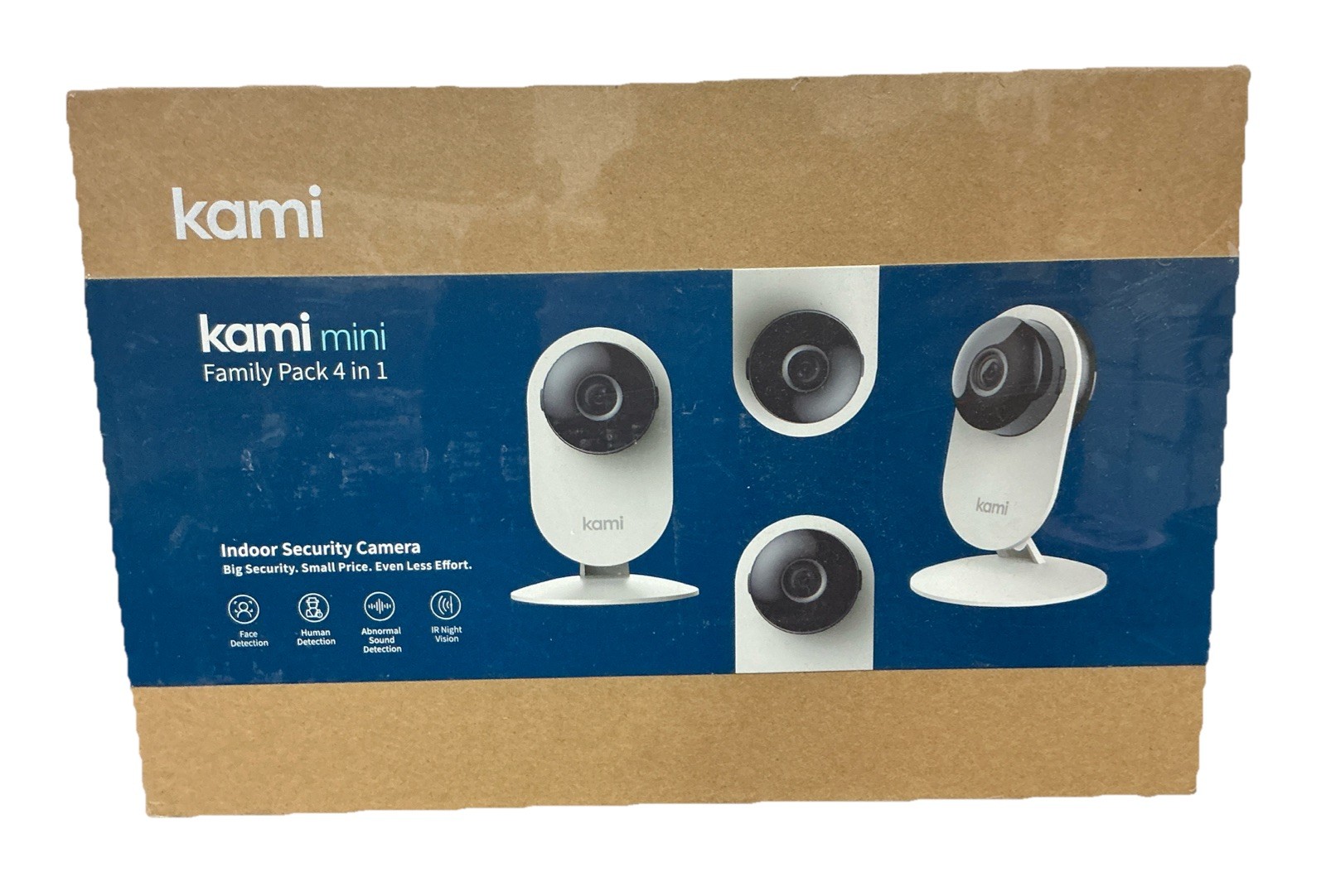 Kami Mini 4-Camera Family Pack - BRAND NEW SEALED - 1080p AI Face Detection